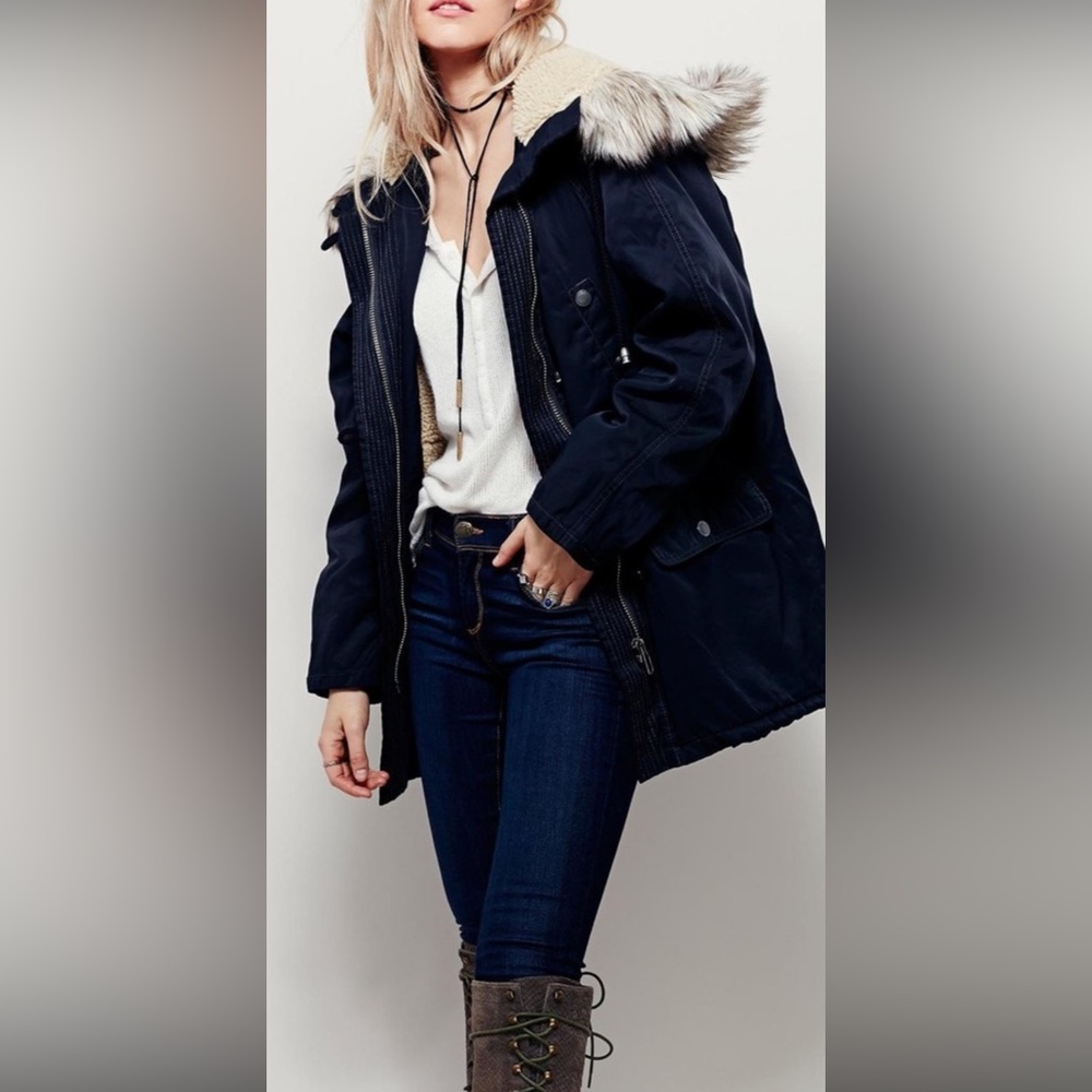 FREE PEOPLE Whistler Sherpa Lined Parka